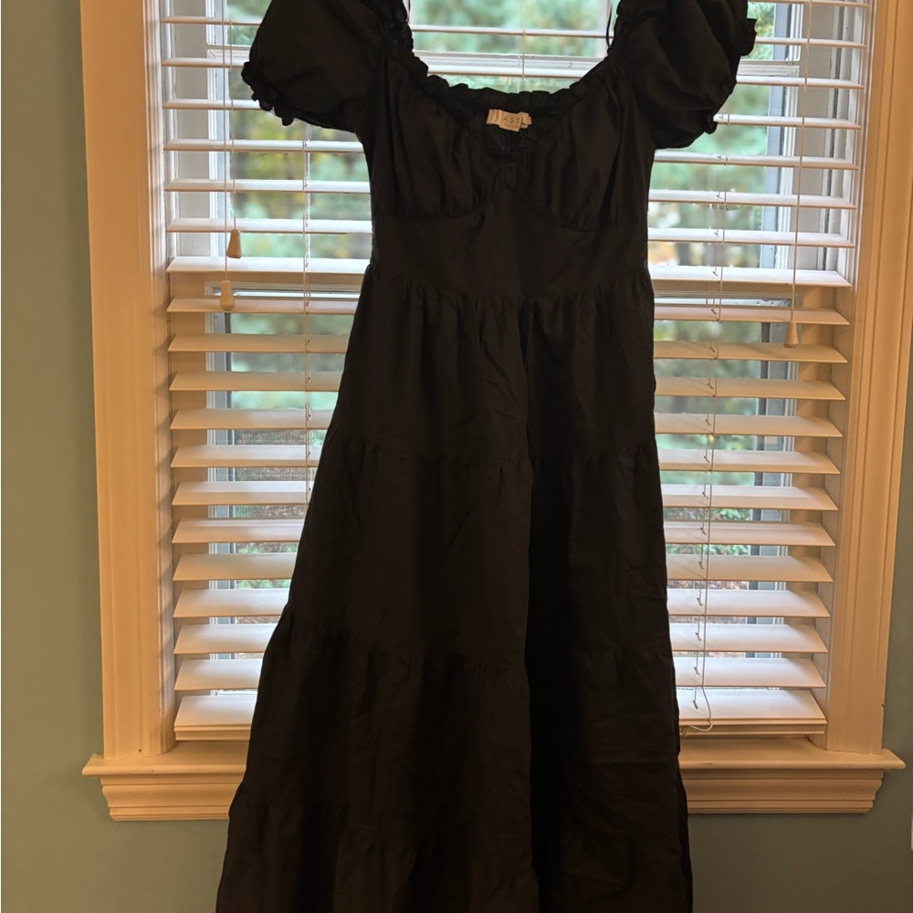 NWT Astr Black Maxi Dress